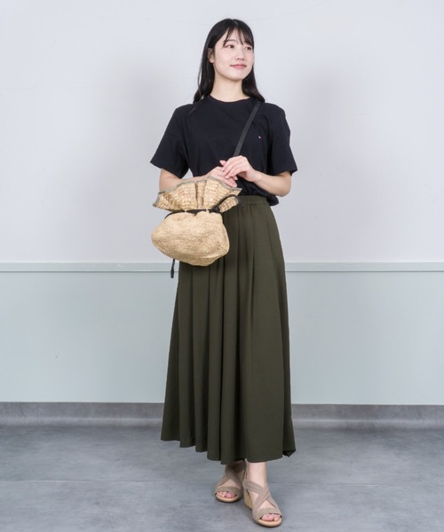 【新品未使用】MADE IN MADA ラフィアバッグ ナチュラル & グレー セール】【MADE IN MADA /メイドインマダ】大きめ かごバッグ