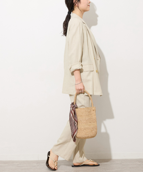 JOURNAL STANDARD relume パンツ 「追加」リネンレーヨンタック