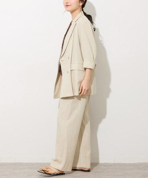 JOURNAL STANDARD relume パンツ 「追加」リネンレーヨンタック