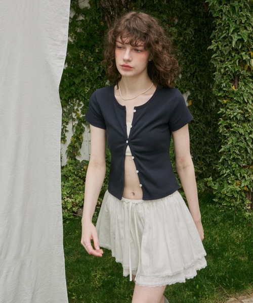 カーディガン 2way rib cardigan set / 2wayリブカーディガンセット レディース GIUNON カーディガン 2way rib cardigan set / 2wayリブ