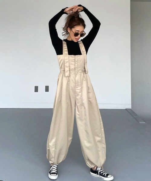 セール】ナイロンベアトップサロペットパンツ（サロペット