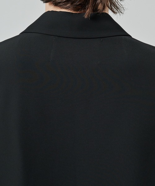 【美品】CULLNI ブラック テーラードジャケット サイズ0 CULLNI（クルニ）の「STUDIOUS別注SENTERZIP JACKET（テーラード