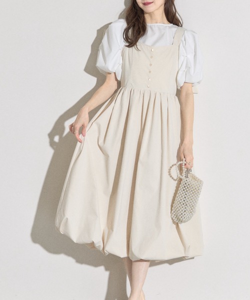トッコです…ジャンパースカート tocco closet ジャンパースカート 「ZOZO限定」ショルダーバック