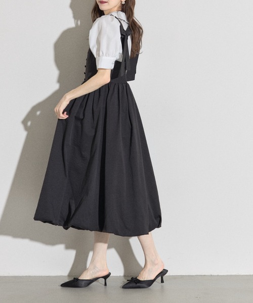 トッコです…ジャンパースカート tocco closet ジャンパースカート 「ZOZO限定」ショルダーバック