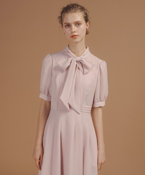 TOCCA（トッカ） ワンピース RIBBON ROSETTE HALF ドレス : ZOZOTOWN