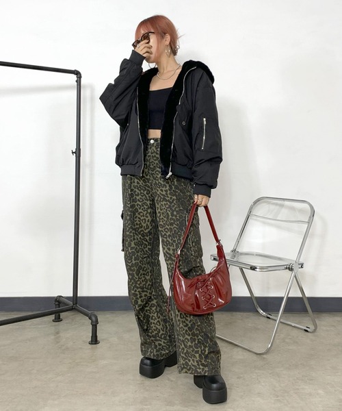 「non-hedge」 ジップアップブルゾン FREE ベージュ レディース_画像9