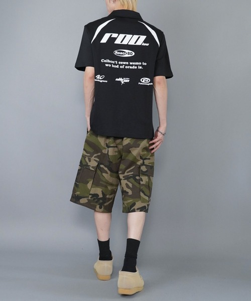 SCULPTOR camo柄　ハーフパンツ　カーゴパンツ 送料無料/即納】 SCULPTOR camo柄 カーゴパンツ ハーフパンツ