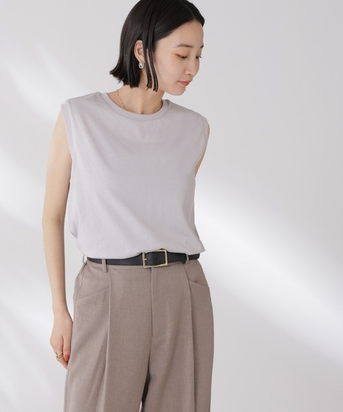 tシャツ 吸水速乾抗菌防臭ノースリーブトップス レディース | NANO universe | 11