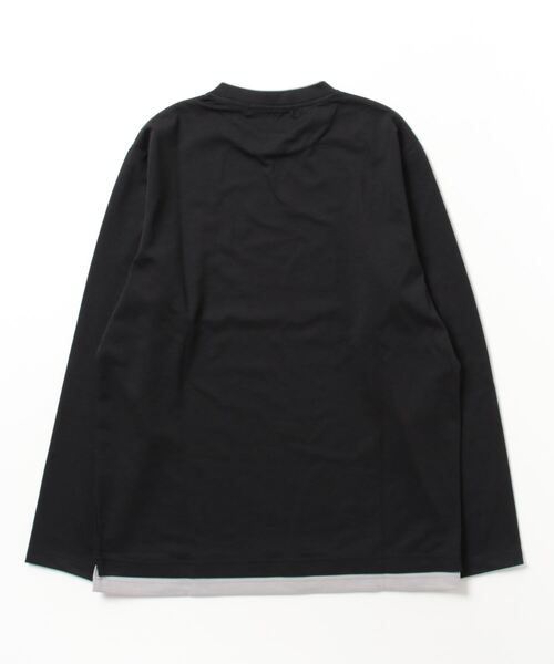 「green label relaxing」 長袖Tシャツ M ブラック メンズ