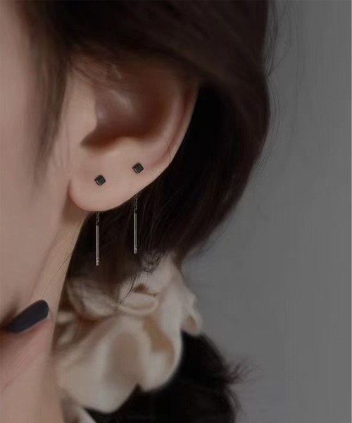 ALWAYS GOOD TIME ピアス 「Silver925」金属アレルギー対応 ロング