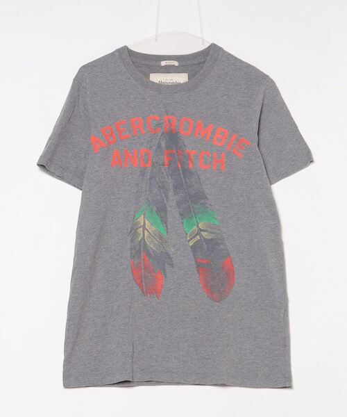 Abercrombie&Fitch 「Abercrombie&Fitch」 半袖Tシャツ L グレー