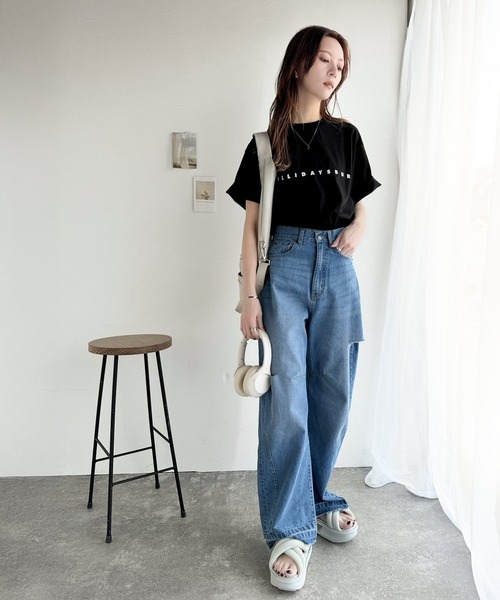 「classicalelf」 半袖Tシャツ MEDIUM ブラック レディース