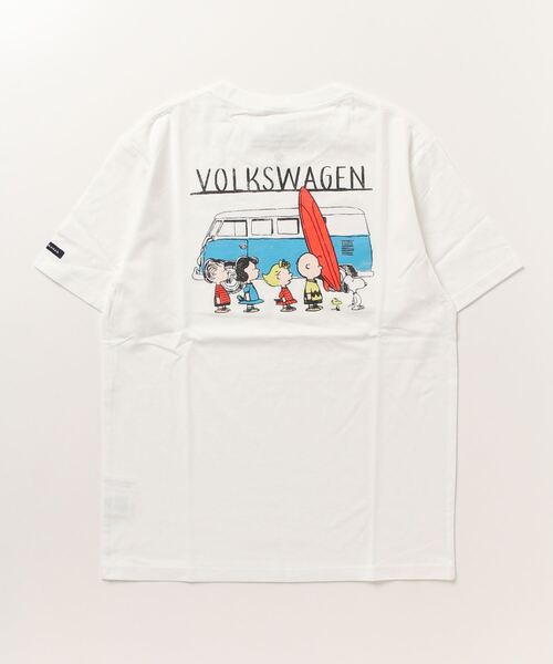 「PEANUTS」 半袖Tシャツ L ホワイト レディース