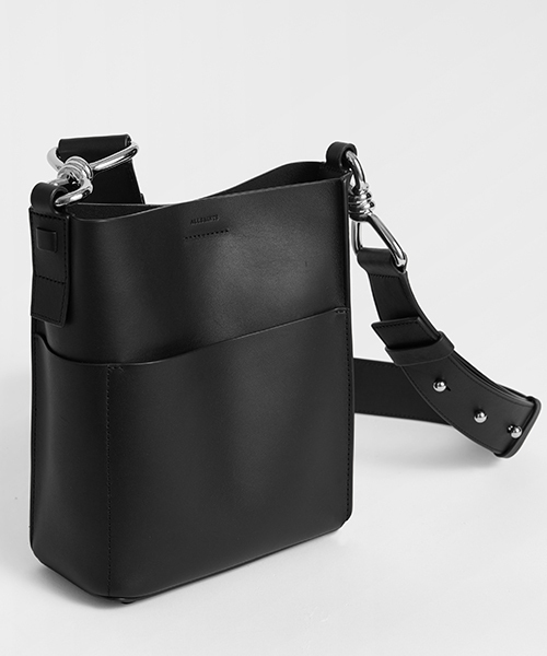 「ALLSAINTS」 ショルダーバッグ ONE SIZE グレー レディース_画像3