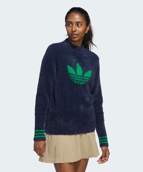 新品adidas アディダスゴルフ　レディース　セットアップ　パンツ　ポロシャツ adidas ポロシャツ ポロ OG ヘアリー トリフォイル セーター