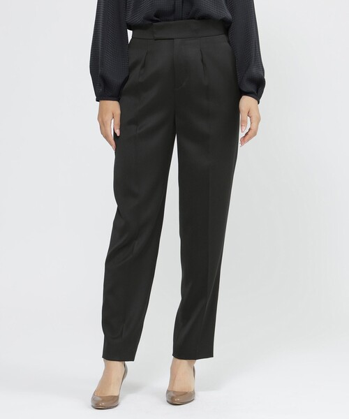 新品 ポールスチュアート シアサッカー ストレッチ イージーパンツ M 紺 【P27866】 Paul Stuart 春夏 メンズ ストライプ サマー