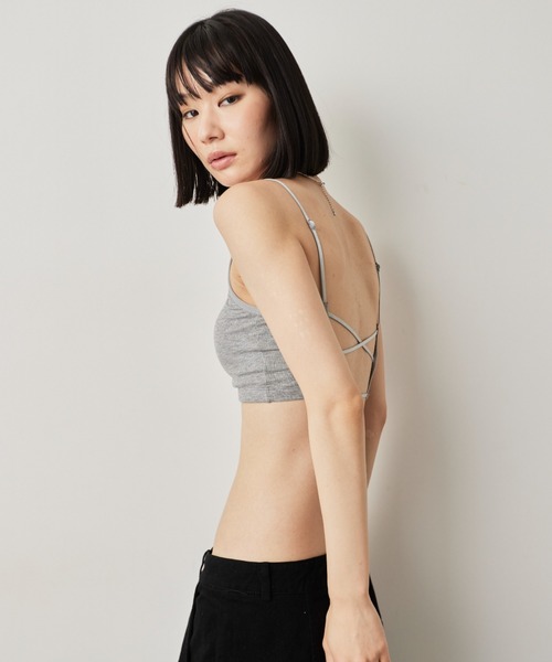HANNE キャミソール バックレースアップブラトップ : ZOZOTOWN Yahoo