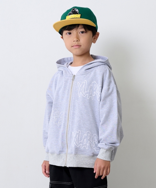 XLARGE KIDS（エクストララージ キッズ） パーカー 総ロゴジップ