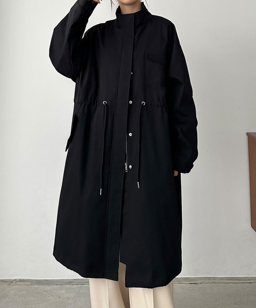 「callautia」 モッズコート MEDIUM ライトベージュ レディース_画像2