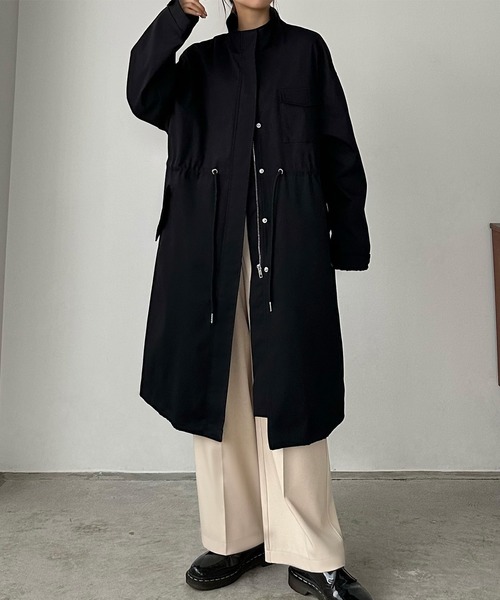 「callautia」 モッズコート MEDIUM ライトベージュ レディース_画像3