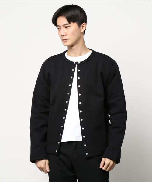 アニエスベー　カーディガン　メンズ２　黒 agnes b.（アニエスベー） カーディガン 2 ブラック メンズ : ZOZOTOWN