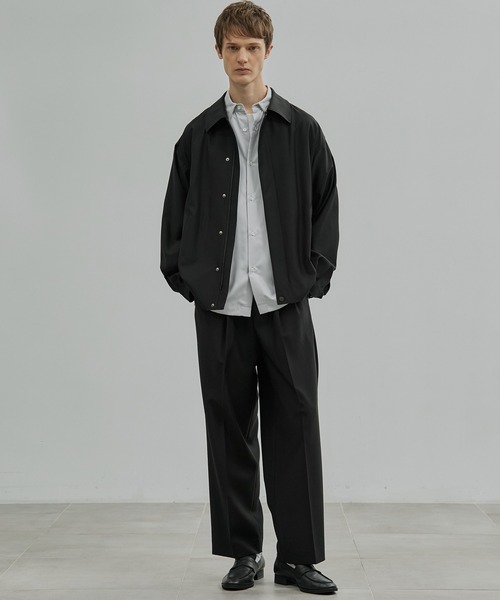 ビューティー＆ユース スラックス パンツ メンズ 黒 ブラック Sサイズ 美品 UNITED TOKYO（ユナイテッドトウキョウ） スラックス COMPACT CUPRA 2