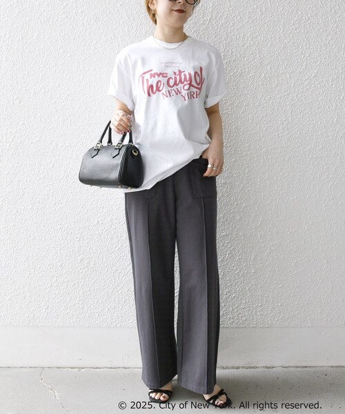 「GOOD ROCK SPEED」 半袖Tシャツ ONE SIZE ライトグレー レディース_画像3