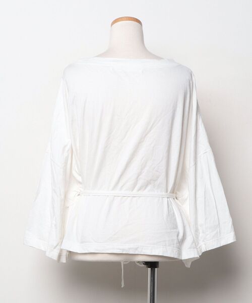 「INSCRIRE」 半袖カットソー 38 ホワイト レディース_画像2