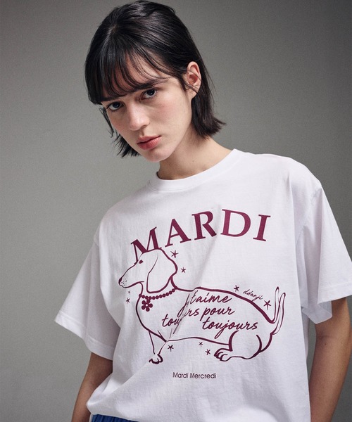「Mardi Mercredi」 半袖Tシャツ FREE ベージュ系その他 レディース_画像7