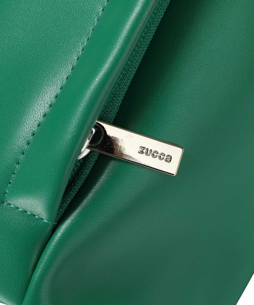 CABANE de ZUCCA】 ボストンバッグ 2wayショルダー 緑色 ZUCCa（ズッカ