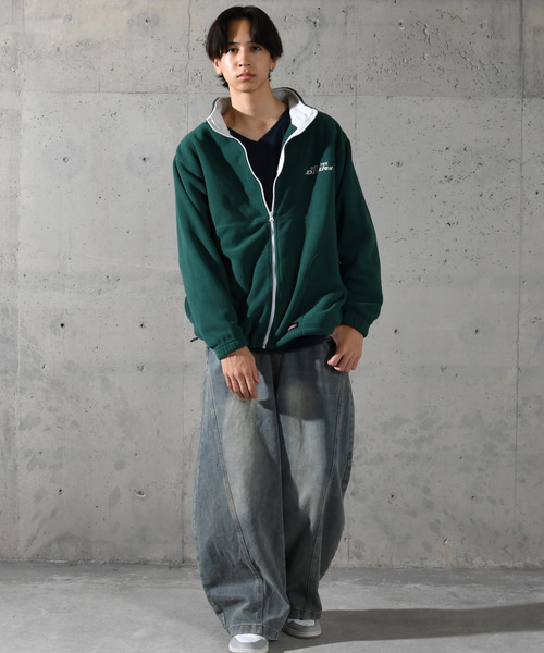 【タグ付き】styling/ dickiesブルゾン　ブルー Dickies（ディッキーズ） ブルゾン アウター メンズ レディース