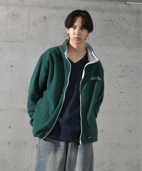 【タグ付き】styling/ dickiesブルゾン　ブルー Dickies（ディッキーズ） ブルゾン アウター メンズ レディース
