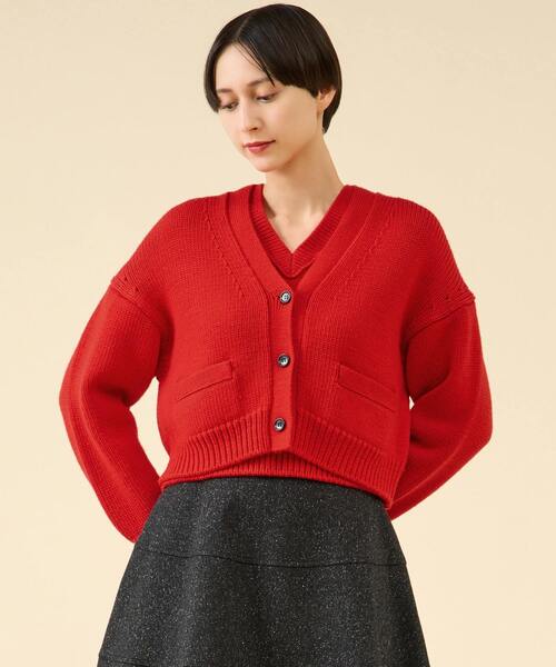 ウール ローゲージ カーディガン martinique（マルティニーク） カーディガン ローゲージウール