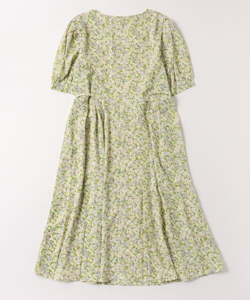 「Dream garden」 半袖ワンピース S ブルー レディース_画像2