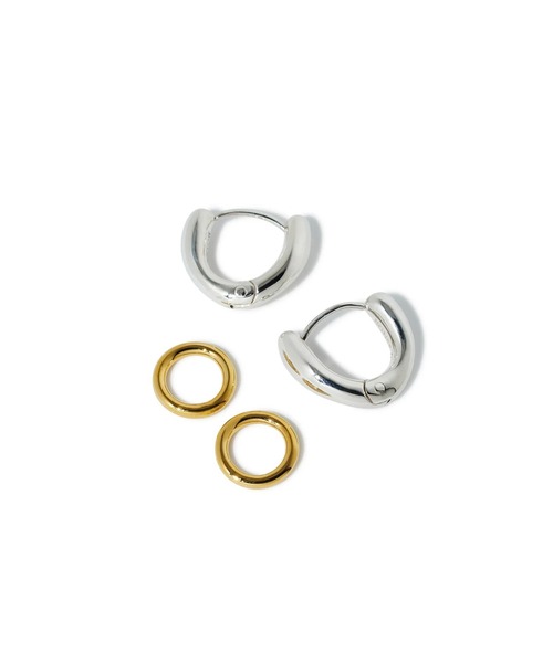BONEE(ボーニー) ピアス TWIN C HOOPS メンズ : ZOZOTOWN Yahoo!店 BONEE(ボーニー) ピアス TWIN C HOOPS メンズ : ZOZOTOWN Yahoo!店
