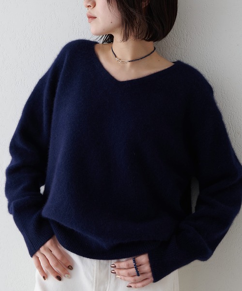 Whim Gazette（ウィム ガゼット） ニット セーター フォックスウール V