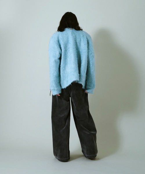 Camphor wood パンツ super baggy faded corduroy trousers / スーパー