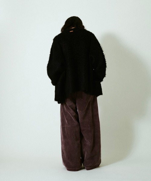 パンツ Camphor wood Camphor wood パンツ super baggy faded corduroy trousers / スーパー