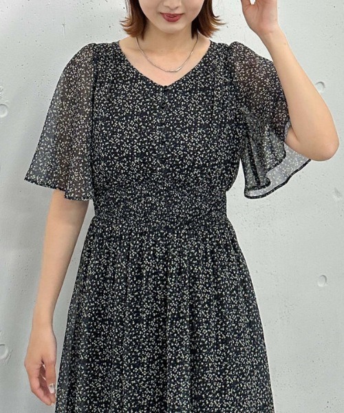 「archives」 半袖ワンピース MEDIUM ブラック レディース_画像8