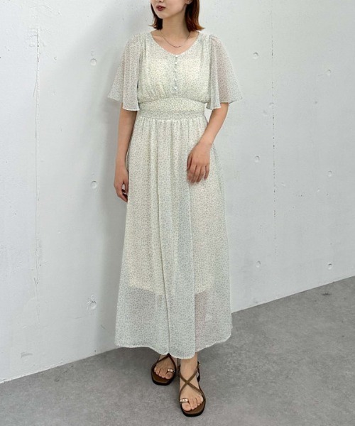 「archives」 半袖ワンピース MEDIUM ブラック レディース_画像9