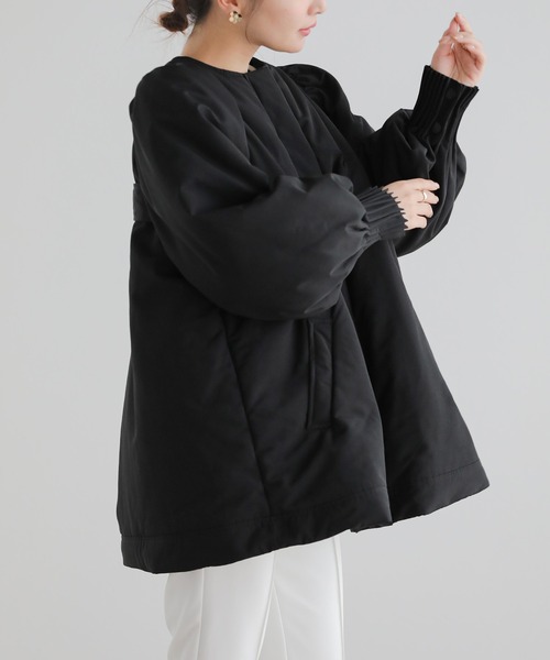 Fit more（フィットモア） コート アウター ピンタックカフス 