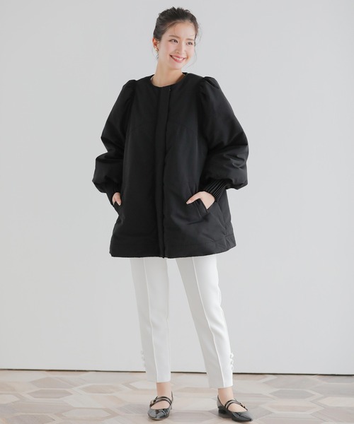 Fit more（フィットモア） コート アウター ピンタックカフス