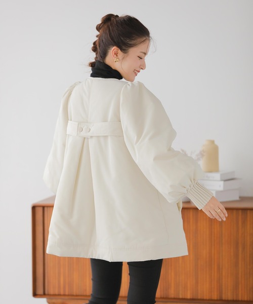 Fit more（フィットモア） コート アウター ピンタックカフス