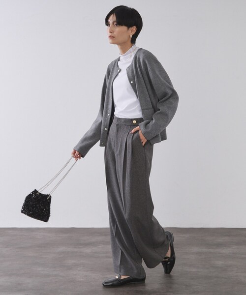OPAQUE.CLIP（オペークドットクリップ） tシャツ シアーハイネック