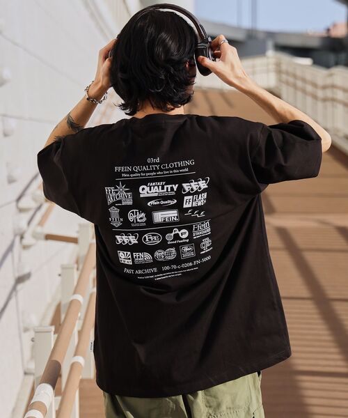 「FFEIN」 半袖Tシャツ MEDIUM オフホワイト メンズ_画像7