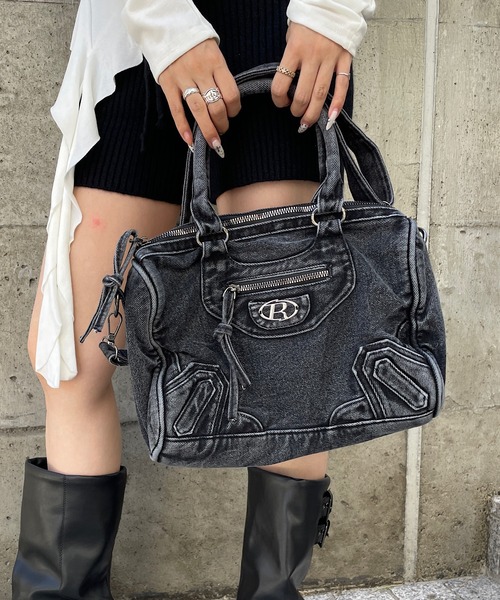 Roger&Raw（ロジャーアンドロウ） ボストンバッグ デニムボストン