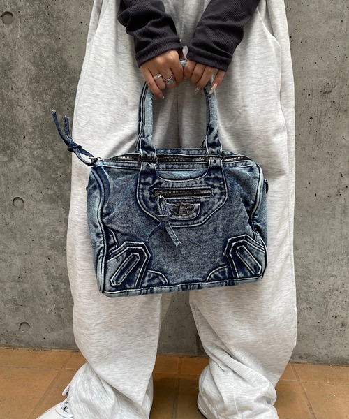 Roger&Raw（ロジャーアンドロウ） ボストンバッグ デニムボストン