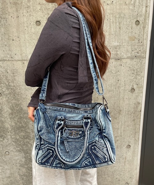 Roger&Raw（ロジャーアンドロウ） ボストンバッグ デニムボストン