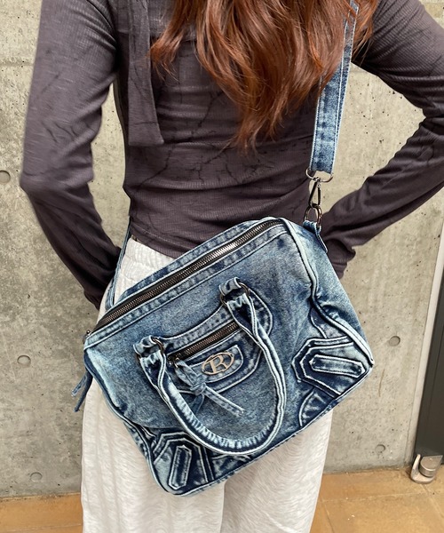 Roger&Raw（ロジャーアンドロウ） ボストンバッグ デニムボストン