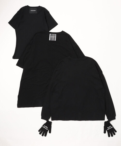 BODYSONG. tシャツ BODYSONG./ボディソング/TEE/TRIPLE WITH GLOVES